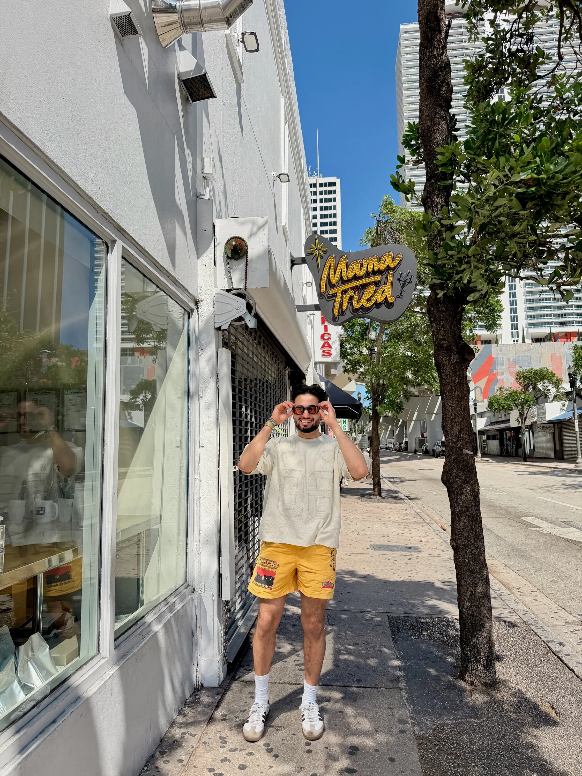 Chirag Chadha on a street in Miami, Florida